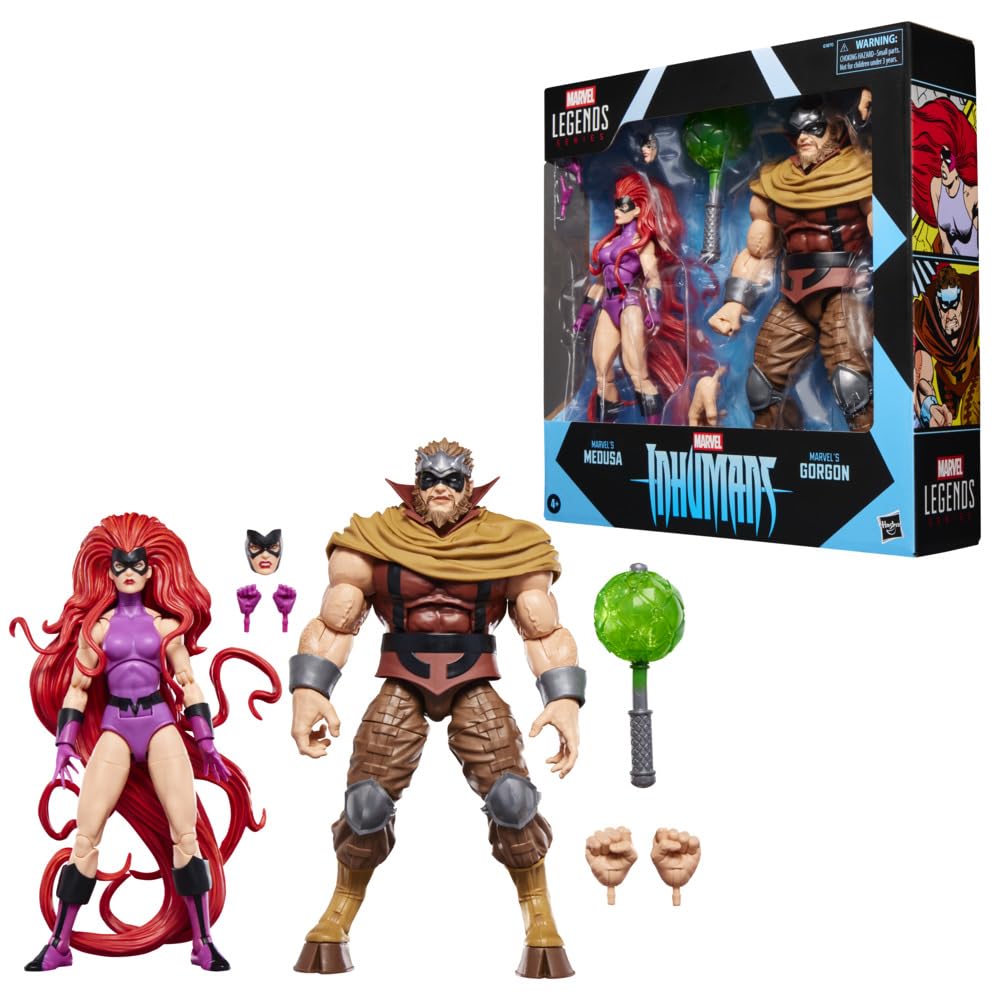 Marvel Legends Series Inhumans Marvel's Medusa & Marvel's Gorgon